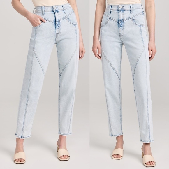 MOTHER Denim - MOTHER - Pointy Study Nerdy Jeans in Glamour Shot Size 28 Light Wash Pants